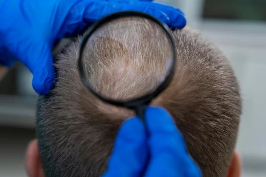 alopecia areata in hindi
