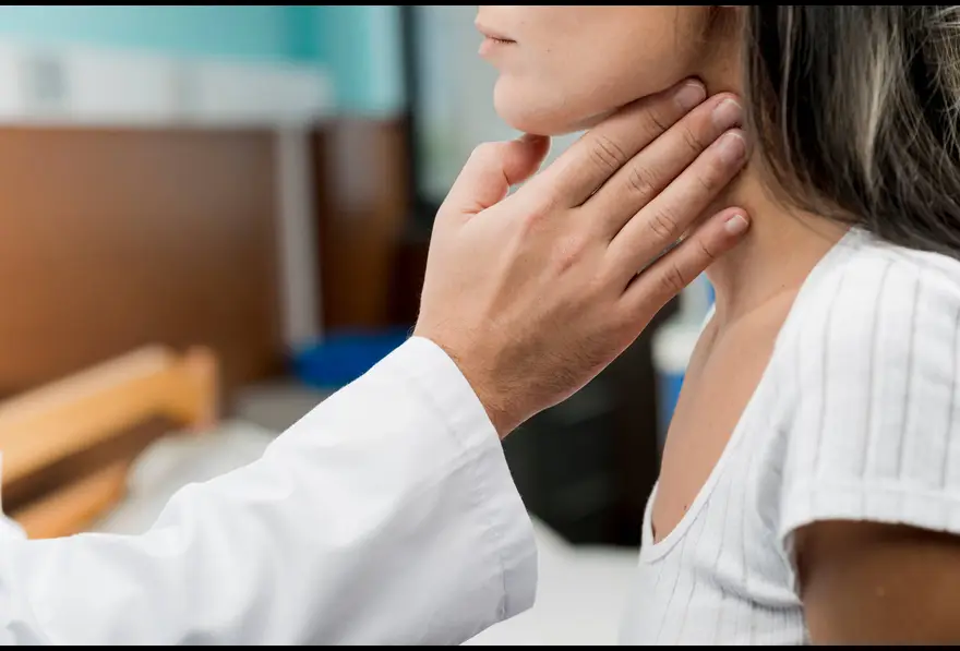 CT scan used for diagnosing laryngeal cancer