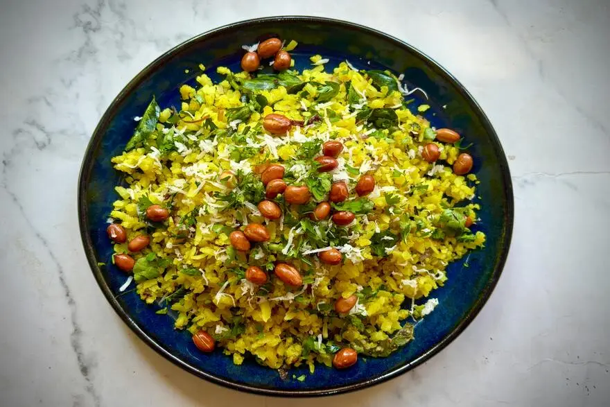 Poha calories per 100g