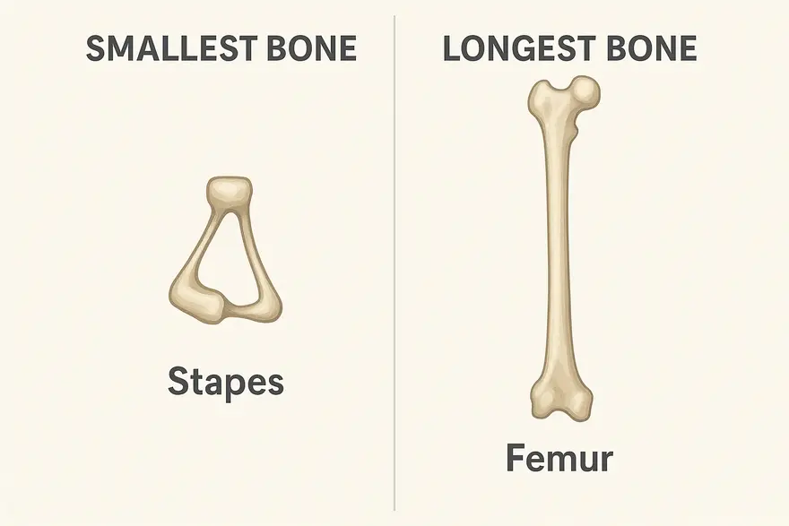 Discover the smallest and longest bones in the Human Body