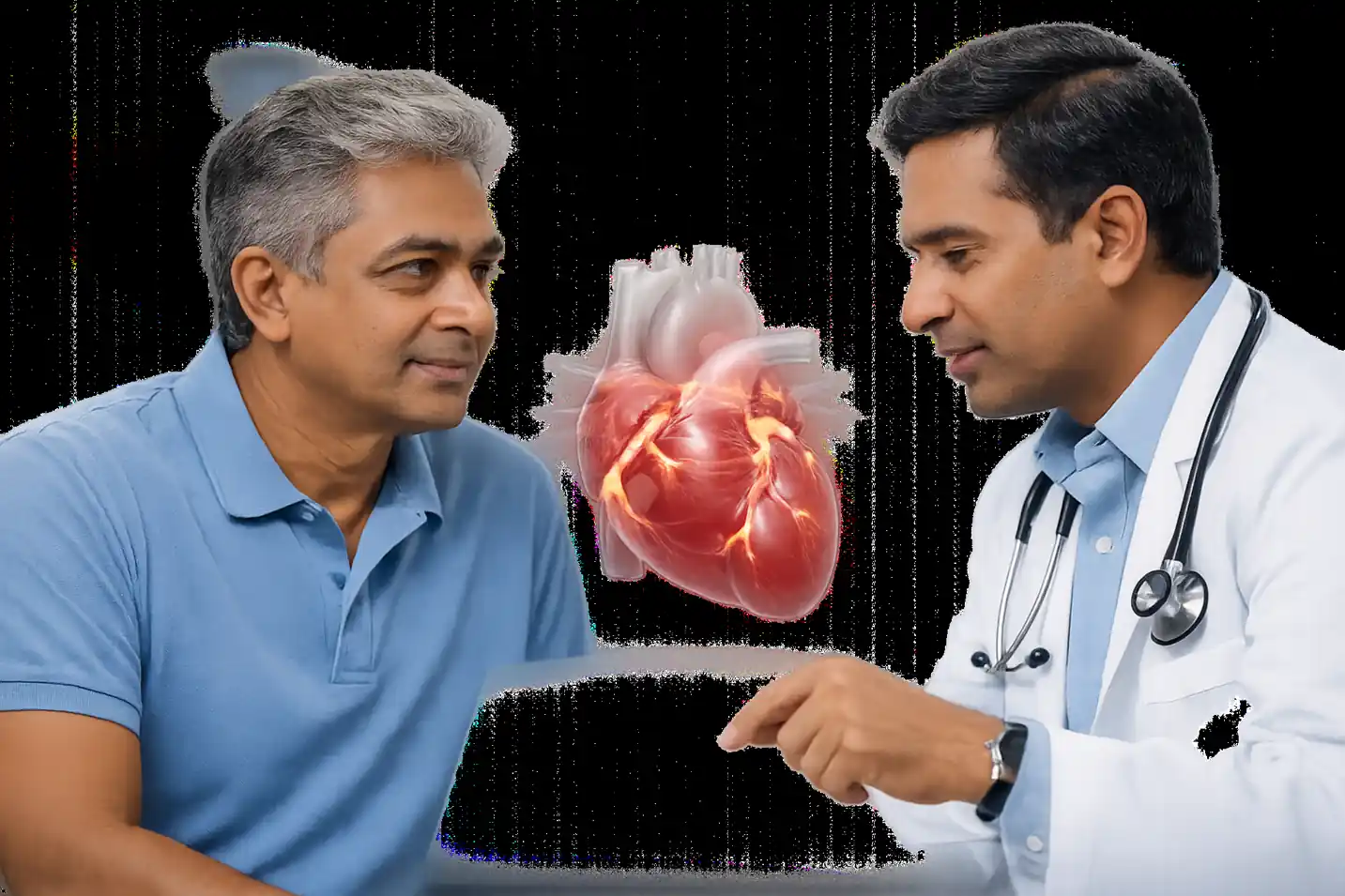 Calcium score test for heart